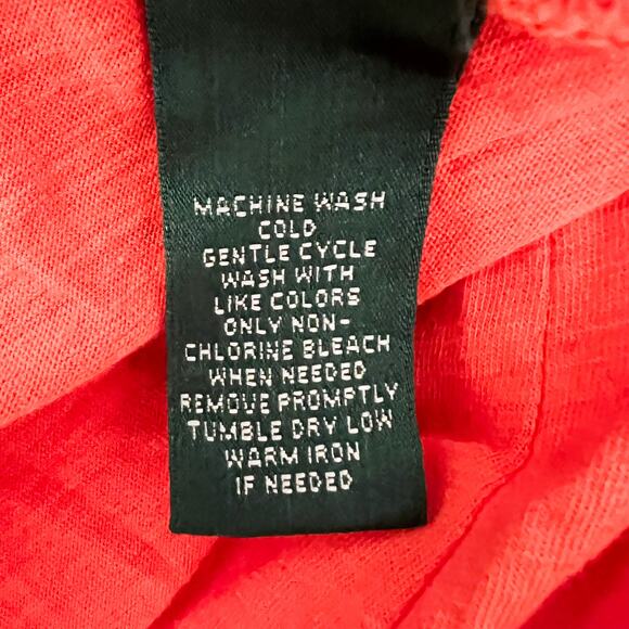 NEW Lauren Ralph Lauren Top Womens XL Mature Basic Preppy Boho Spring Stretch - Picture 7 of 7